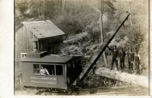 1910 steam engine - engine, crane