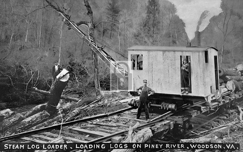 Steam log loader - steam, piney